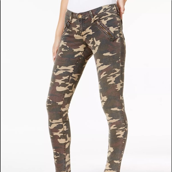 Kut from the Kloth MIA toothpick Skinny Camo Jeans size 0 - Picture 1 of 9